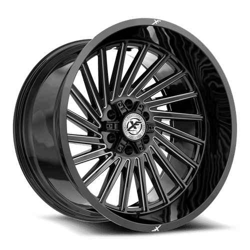 XF OFFROAD XF-239 24x12 8x165.1/8x180 -44 Gloss Black Milled