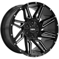 RUFFINO VOODOO Noir lustré - Rebord usiné 20x10.0  6x135/6x139.7  Offset: -12  H