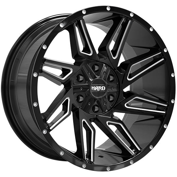 RUFFINO VOODOO Noir lustré - Rebord usiné 20x10.0  6x135/6x139.7  Offset: -12  H
