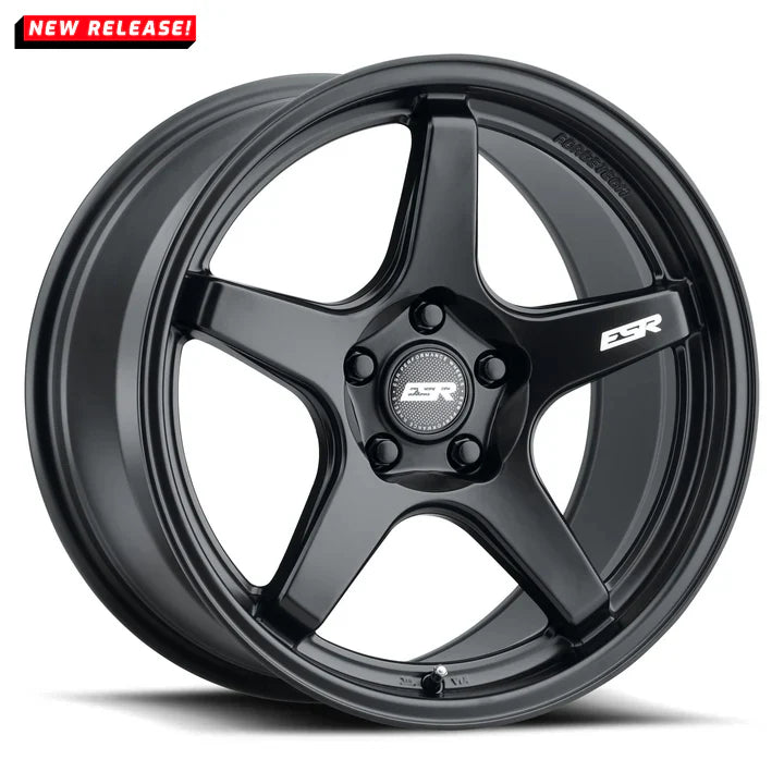 ESR AP5C  MATTE BLACK  18x8.5     +30      72.6  Conical     5X114.3