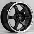 Armed Street VETERAN 74.1 19x8.5 5x112|5x114.3 30 GLOSS BLACK MACHINED LIP