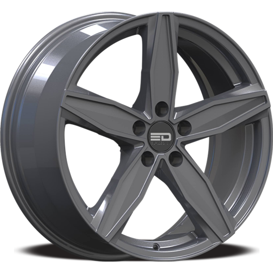 16x7 5x114.3 42/67.1 Euro Design Berlin, Gloss Gunmetal