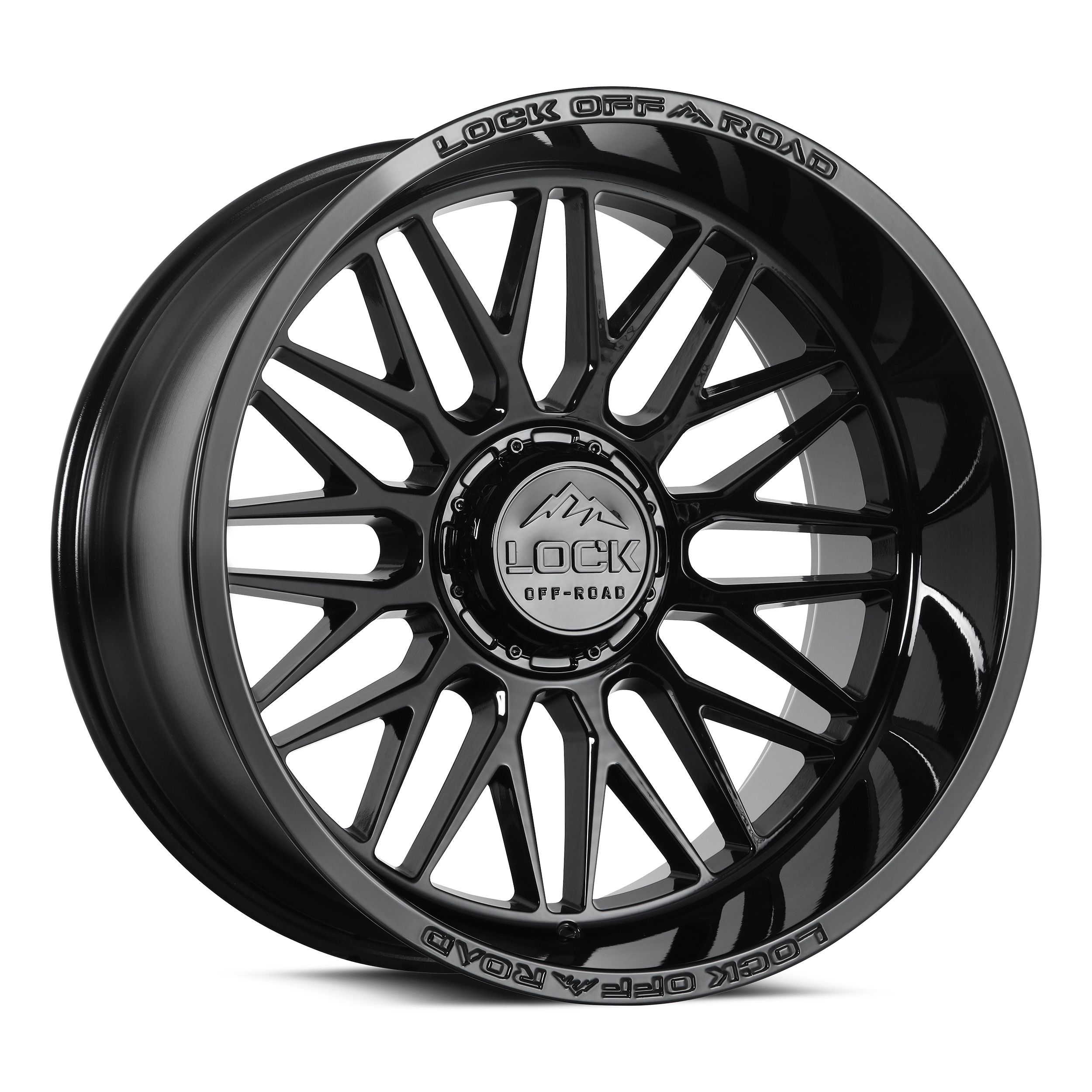 LOCK Xtreme Apex 20x9 6x135 / 6x139.7 +0mm Gloss Black