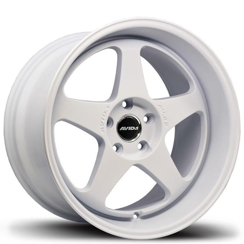 AVID1 AV-42  Matte White  18x8.5     +35      73.1  Conical     5X114.3