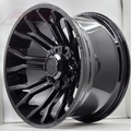HAVOC 22X12 5X127/5X139.7 ET:-44 GLOSS BLACK CB:78.1