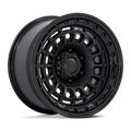 BLACK RHINO BR014 SAHARA  MATTE BLACK W/ GLOSS BLACK LIP  17x9     -12      71,5