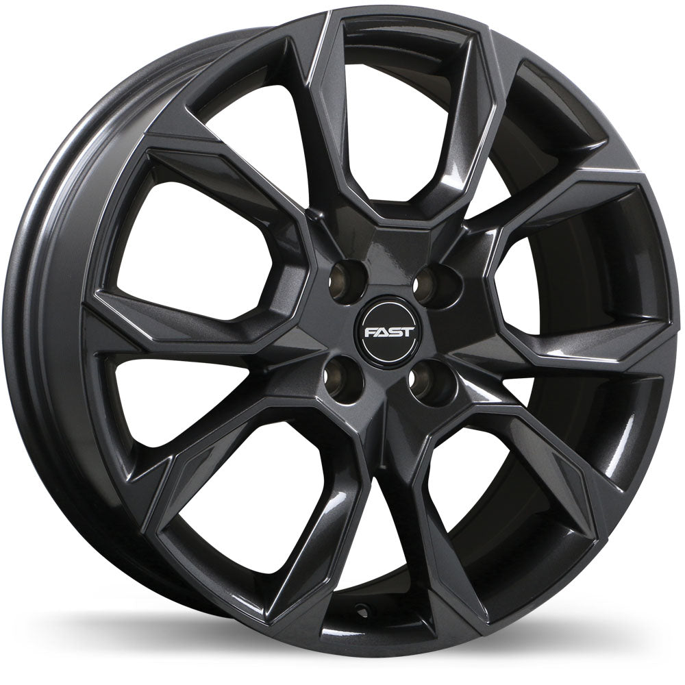Fast Wheels Aventure  Gloss Gunmetal  17x7     +35      66.1  Conical     5X114.