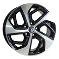 Bad Boy Wheels BBW5312 17x7 5x114.3 offset 45 Black & Machined Face