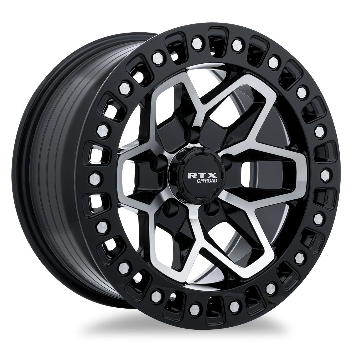 RTX Zion 20x9 6x139.7 offset 0 cb 106.1 Gloss Black Machined