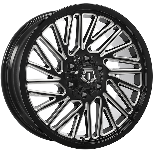 Tis 553 Noir lustré - Rebord usiné 20x9.0  6x135/6x139.7  Offset: -12  Hub: 106.