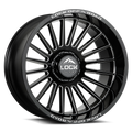 LOCK Xtreme Invasion 20x9 8x165.1 +0mm Gloss Black Milled