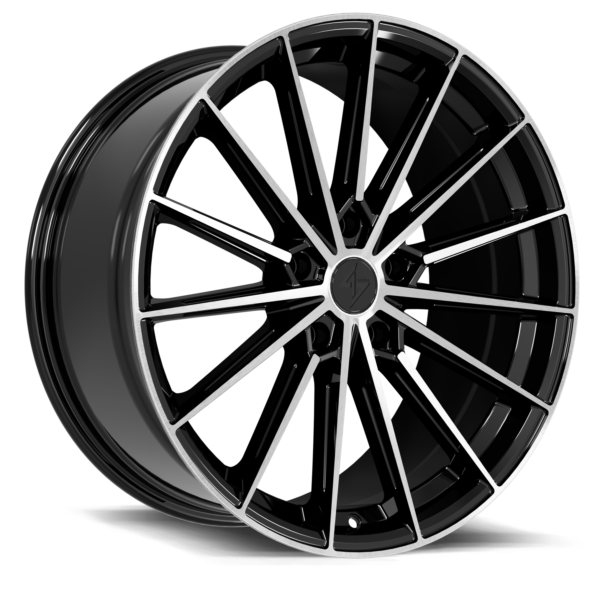 Sentali Recoil 20x9 5x120 offset 35 Gloss Black Machined Face