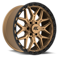 Revolt 18x9 6x135 / 6x139.7 +12 Matte Bronze with Black Ring