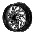 XF OFFROAD XF-229GBML-R 26x8.25 8x165.1 -232 Gloss Black Milled