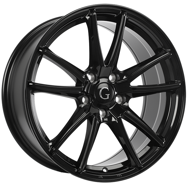 DAI GHOST Noir lustré 15x6.5  5x114.3  Offset: 40  Hub: 67.1