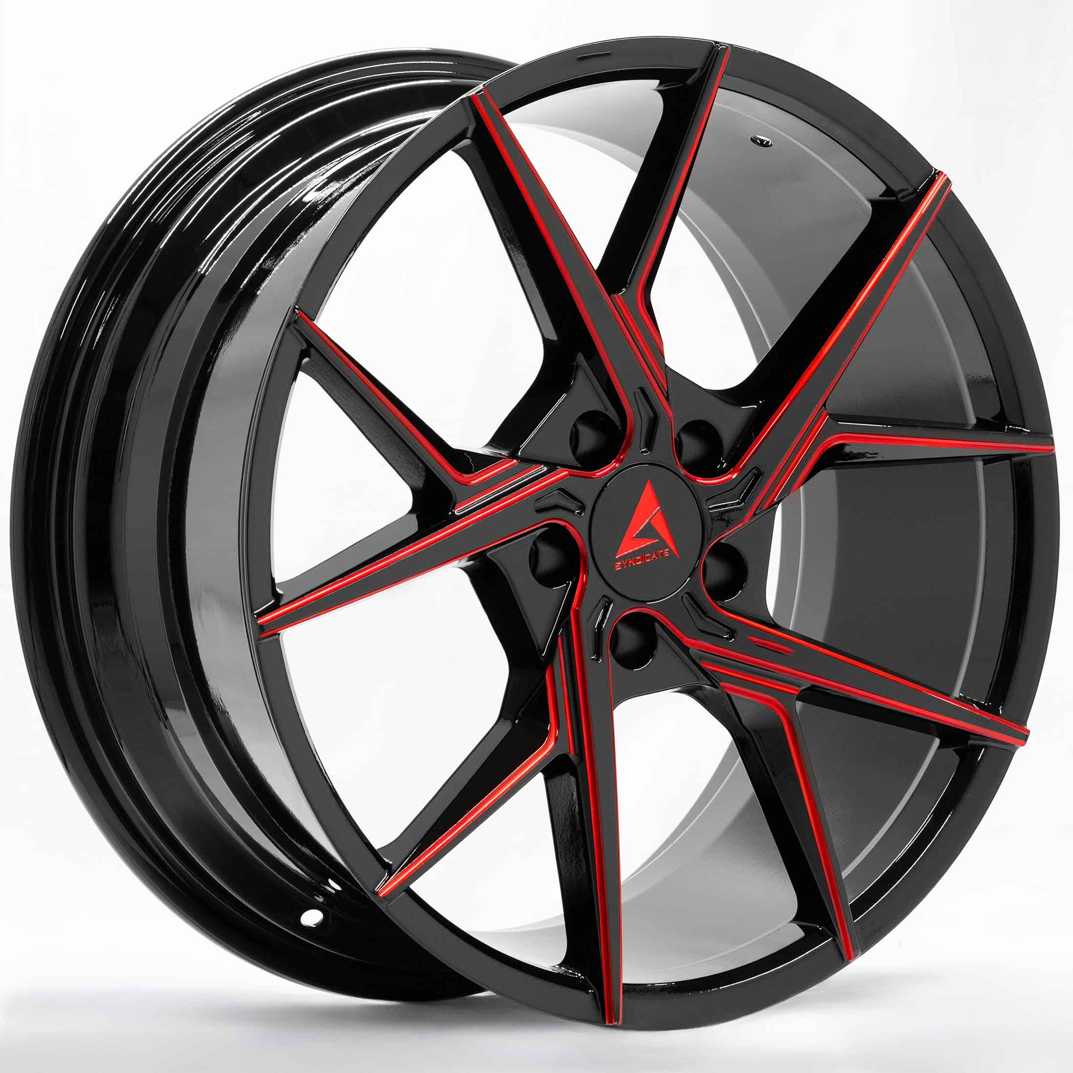 Armed Syndicate PHANTOM 74.1 18x8 5x112|5x114.3 35 RED MILLED