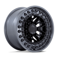 BLACK RHINO ALPHA  MATTE BLACK WITH GUNMETAL LIP  20x10     -18      125,1  Coni