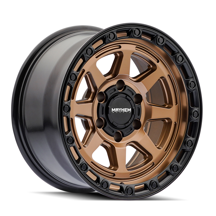 Mayhem RIDGELINE BRONZE SATINÉ/LÈVRES NOIRES  17x8,5 -6 106,1  Conique 6X139.7