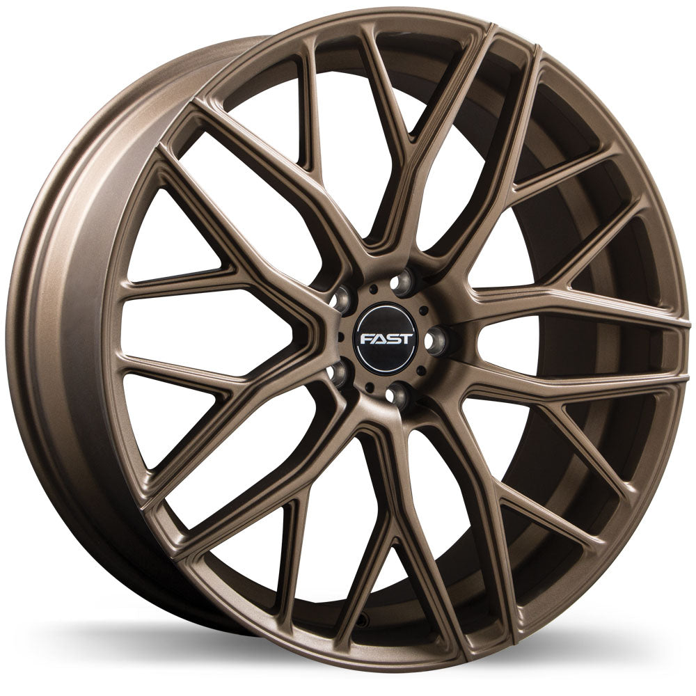 Fast Wheels Vybz  Satin Bronze  20x8.5     +40      72.6  Conical     5X112