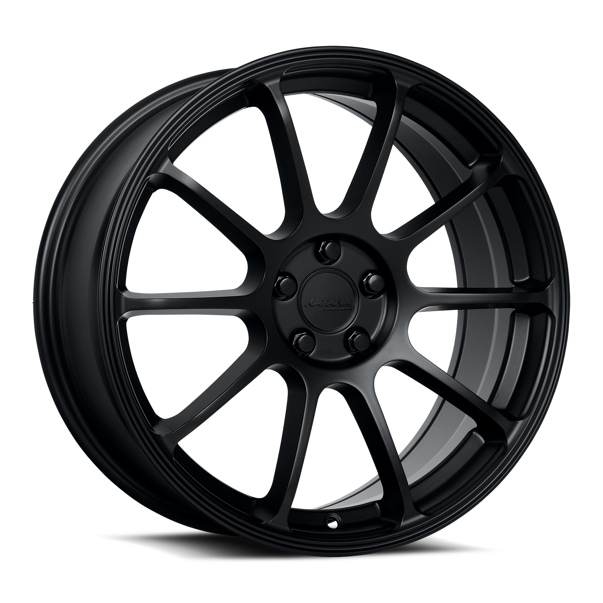 KATANA KR07 17x7.5 5x114.3 +40mm Matte Black