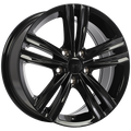 REPLICA 315 Noir lustré 19x8.5  5x112  Offset: 45  Hub: 57.1