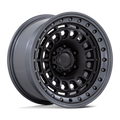 BLACK RHINO BR014 SAHARA  MATTE BLACK W/ GUNMETAL LIP  17x9     +0      71,5  Co