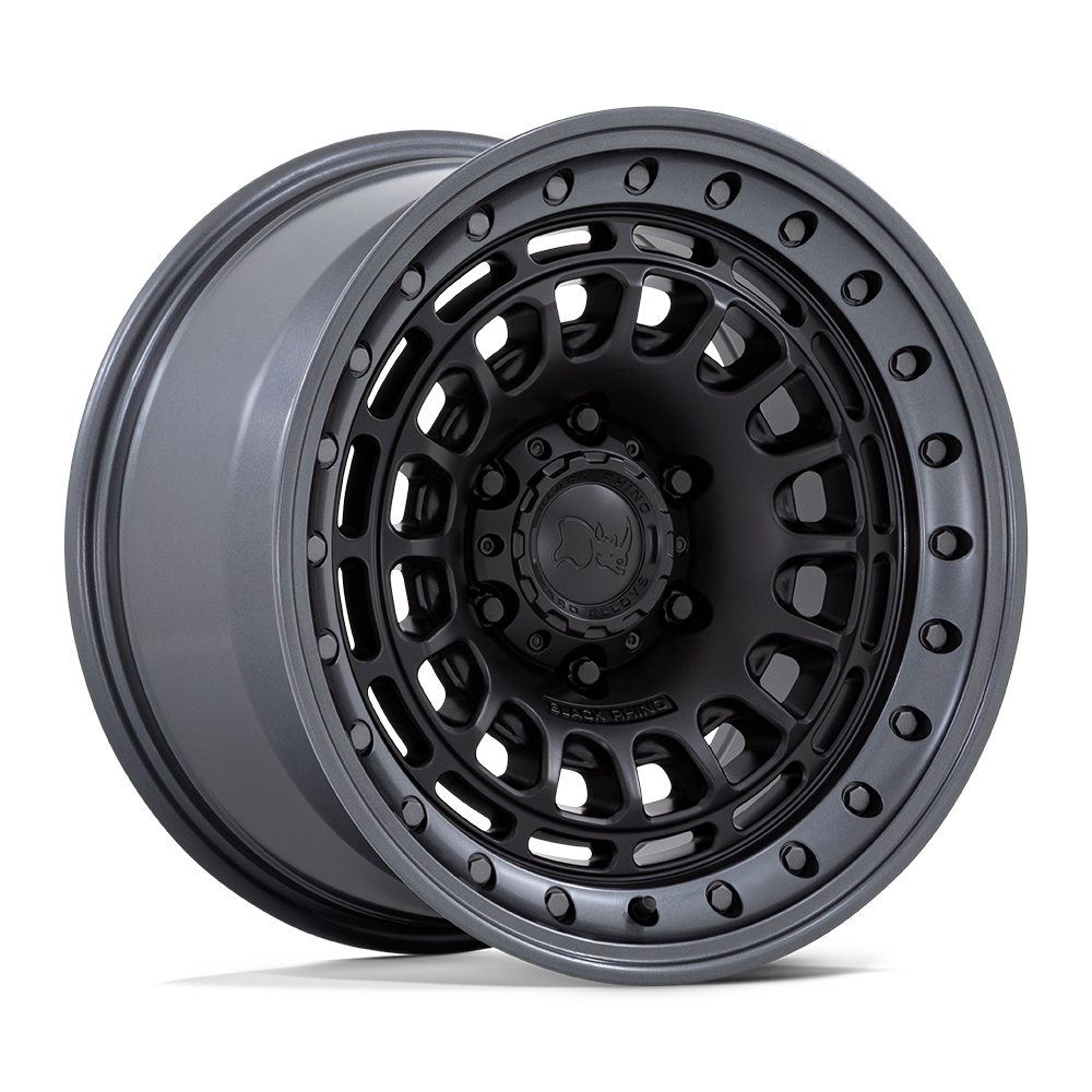 BLACK RHINO BR014 SAHARA  MATTE BLACK W/ GUNMETAL LIP  17x9     +0      71,5  Co