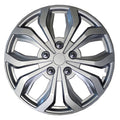 Ensemble de 4 enjoliveurs 15" argent JH138