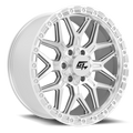 Revolt 20x9 6x135 / 6x139.7 +12 Hyper Silver Machined Face