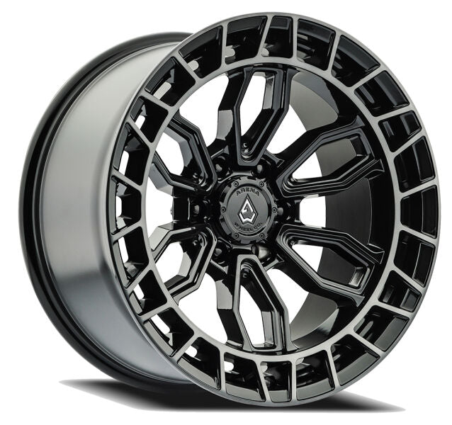 20x10 6x139.7 ET-18 CB106.1 ARENA RECON GLOSS BLACK / MACHINED