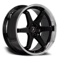 Armed Street VETERAN 16x7 5x108 5x110 5x112 5x114.3 35 GLOSS BLACK MACHINED