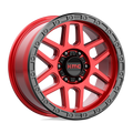KMC MESA  Candy Red With Black Lip  18x9     +18      71.5  Conical     5X127