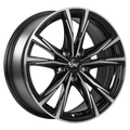 DAI ORACLE Noir lustré - Façade machinée 17x7.5  5x114.3  Offset: 41  Hub: 73.1