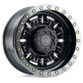 BLACK RHINO ABRAMS  GLOSS GUN BLACK W/ MACHINED DARK TINT  17x8.5     +0      11