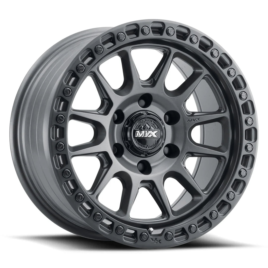 VX12 20x9 6x135 Offset 18 CB 87.1 Gun Metal - Black Lip