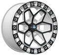 RTX Zion 17x9 5x127 offset -15 cb 71.5 Gloss White and Machined