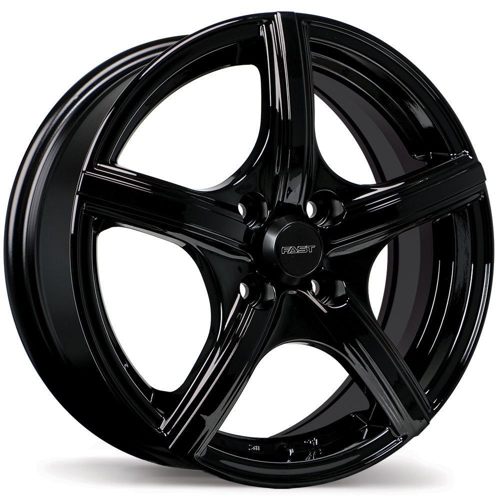 Fast Wheels Jet  GLOSS BLACK  14X5.5     +40      60.1  Conical     4X100