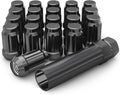 Ensemble de 20 boulons spline noir 14x1.5 mm avec douille