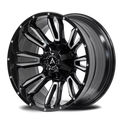 Armed Offroad DAGGER  20x10 5x127|5x139.7 -24 GLOSS BLACK MACHINED FACE