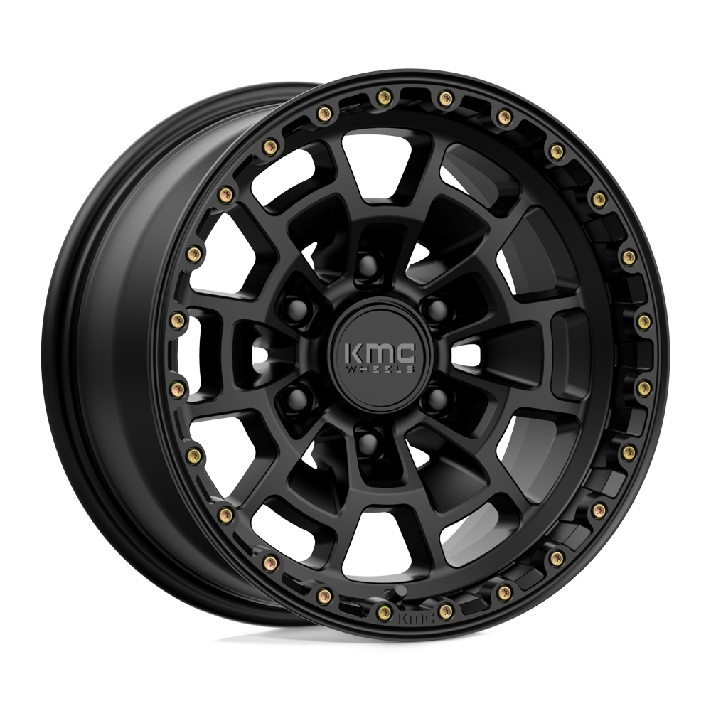 KMC SUMMIT  Satin Black  17x8.5     +0      106.1  Conical     6X139.7