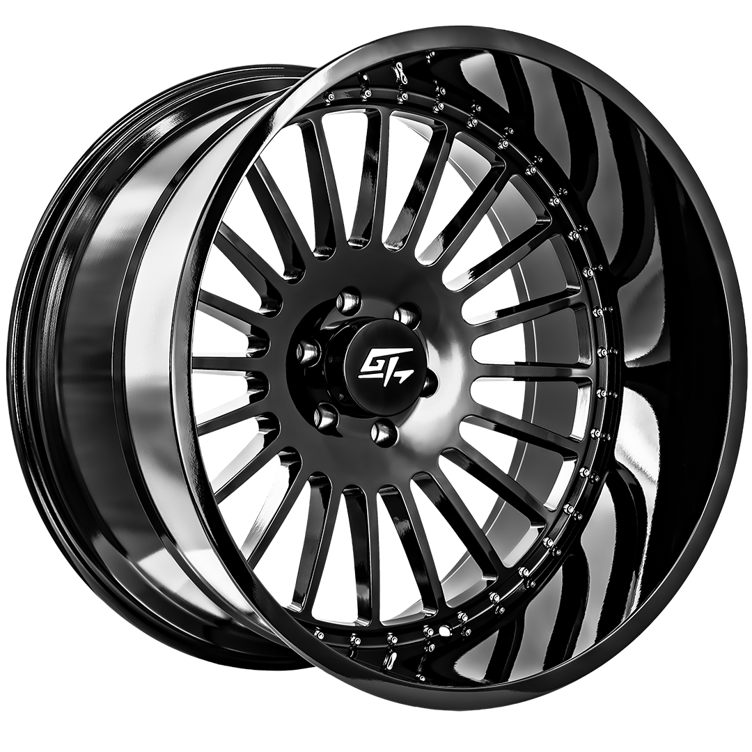 GT OFF-ROAD Strike 22x12 5x127 -44 Gloss Black