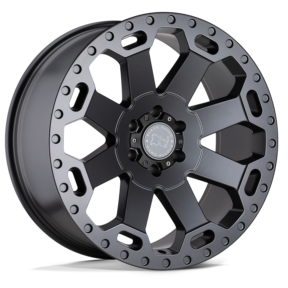 BLACK RHINO WARLORD  MATTE GUNMETAL  18x9     +12      87,1  Conical     6X135
