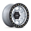 KMC KM550 RIOT SBL  Machined With Satin Black Lip  17x8.5     +10      106.1  Co