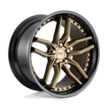 NICHE METHOS  MATTE BRONZE BLACK BEAD RING  20x9     +18      71.5  Conical