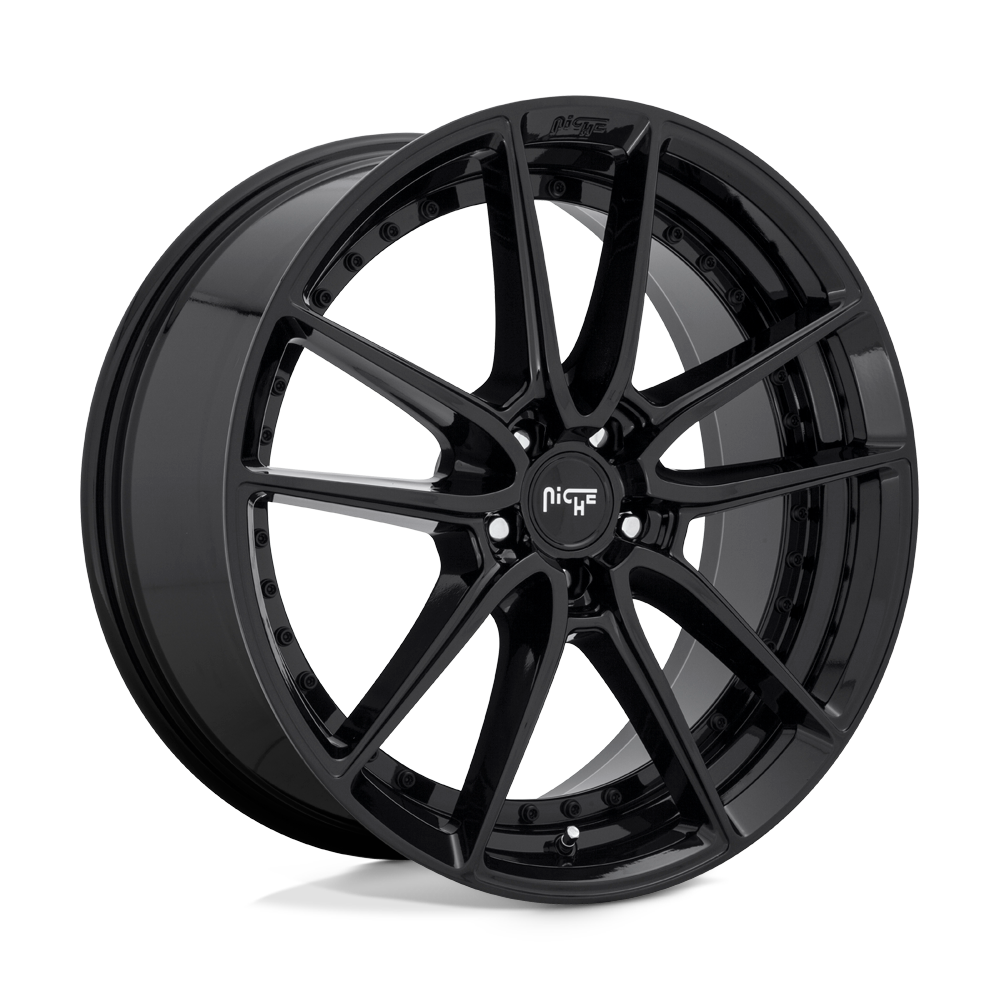 NICHE DFS  GLOSS BLACK  17x8     +40      72.56  Conical     5X114.3