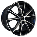 Bad Boy Wheels BBW858 17x7.5 5x114.3 offset 38 Black &  Machined Face