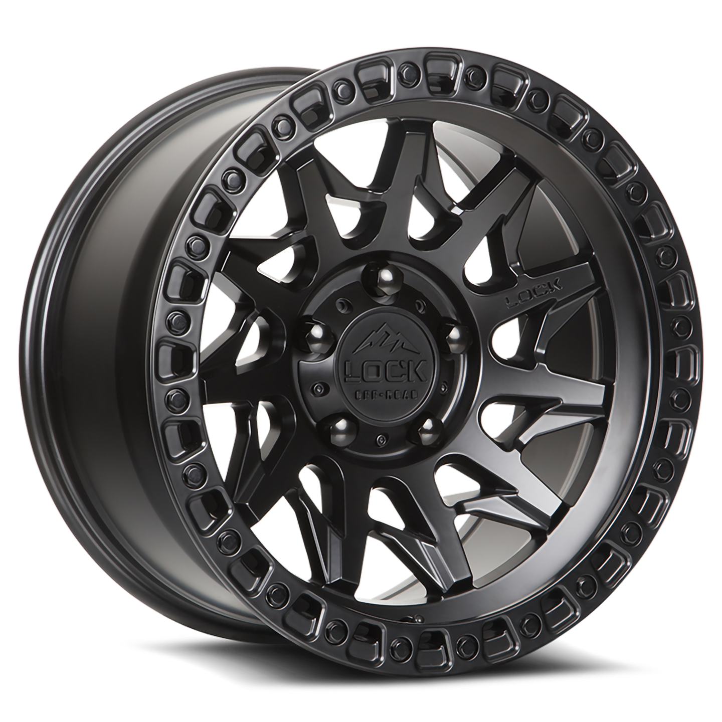 LOCK Lunatic 17x9 8x170 +1mm Matte Black