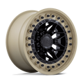 BLACK RHINO ALPHA  MATTE BLACK WITH SAND LIP  17x9     +0      106,1  Conical
