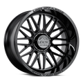 LOCK Xtreme Apex 20x9 5x127 / 5x139.7 +0mm Gloss Black