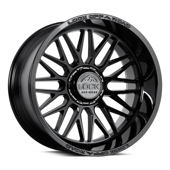 LOCK Xtreme Apex 20x9 8x165.1 +0mm Gloss Black